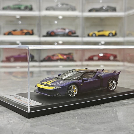 Look Smart Ferrari 2025 849 Testarossa coupe viola dino assetto Fiorano 1:43 – keräilyhartsimalli hartsi
