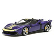 Look Smart Ferrari 2025 849 Testarossa coupe viola dino assetto Fiorano 1:43 – keräilyhartsimalli hartsi