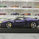 Look Smart Ferrari 2025 849 Testarossa coupe viola dino assetto Fiorano 1:43 – keräilyhartsimalli hartsi