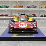 Ferrari 2025 499P AF Corse 3° Posto #51 1:18 modello collezionabile in resina 24h Le Mans di Look Smart - vista 1
