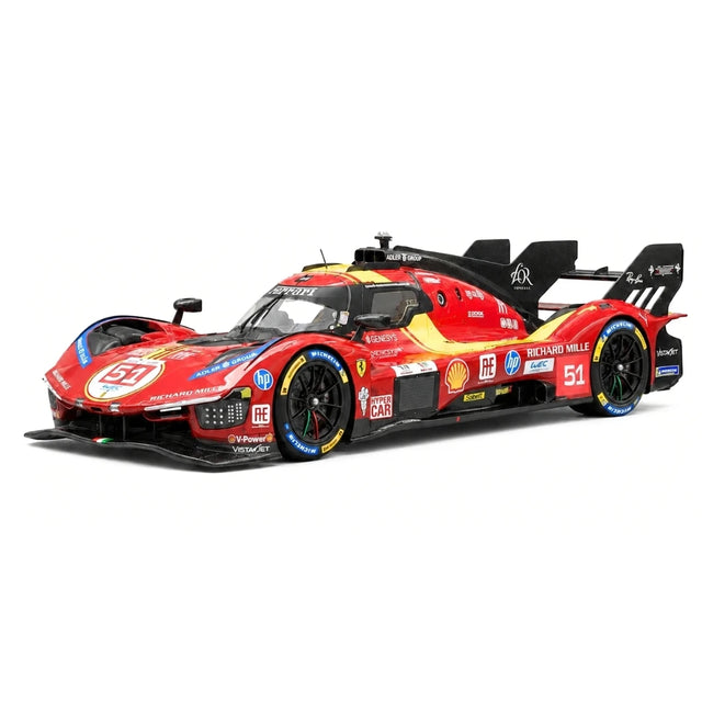 Ferrari 2025 499P AF Corse 3° Posto #51 1:18 modello collezionabile in resina 24h Le Mans di Look Smart - visualizza 14