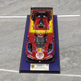 Ferrari 2025 499P AF Corse 3° Posto #51 1:18 modello collezionabile in resina 24h Le Mans di Look Smart - vedi 2