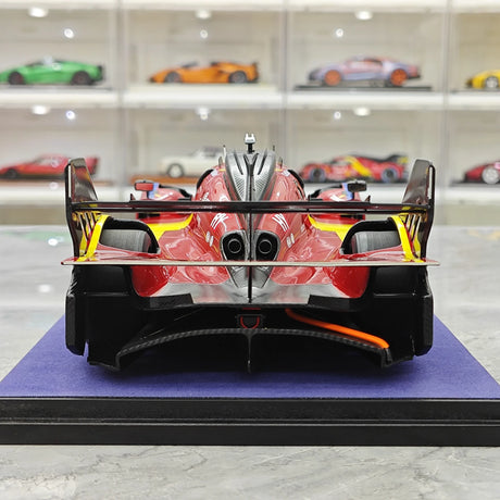 Ferrari 2025 499P AF 코르세 3위 #51 1:18 24시간 르망 레진 수집 모델 - 룩 스마트 제작 뷰 7