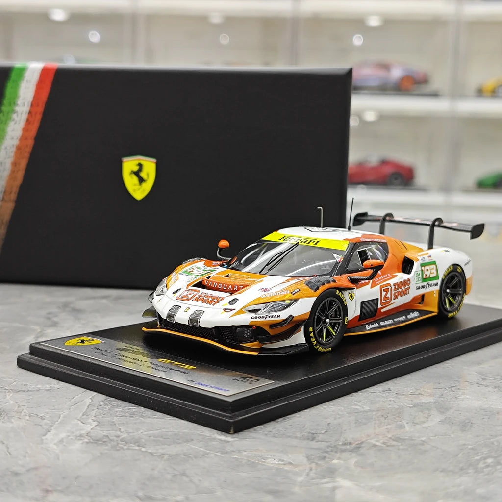 [Looksmart] 1:43 Ferrari 2025 296 LMGT3 193 Ziggo Sport Tempesta Racing 24h Le Mans Model Car Resin