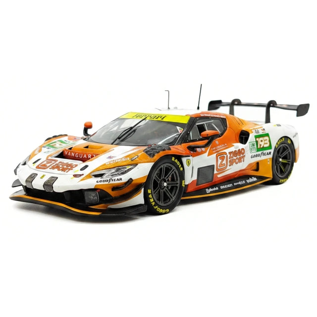 [Looksmart] 1:43 Ferrari 2025 296 LMGT3 193 Ziggo Sport Tempesta Racing 24h Le Mans Model Car Resin