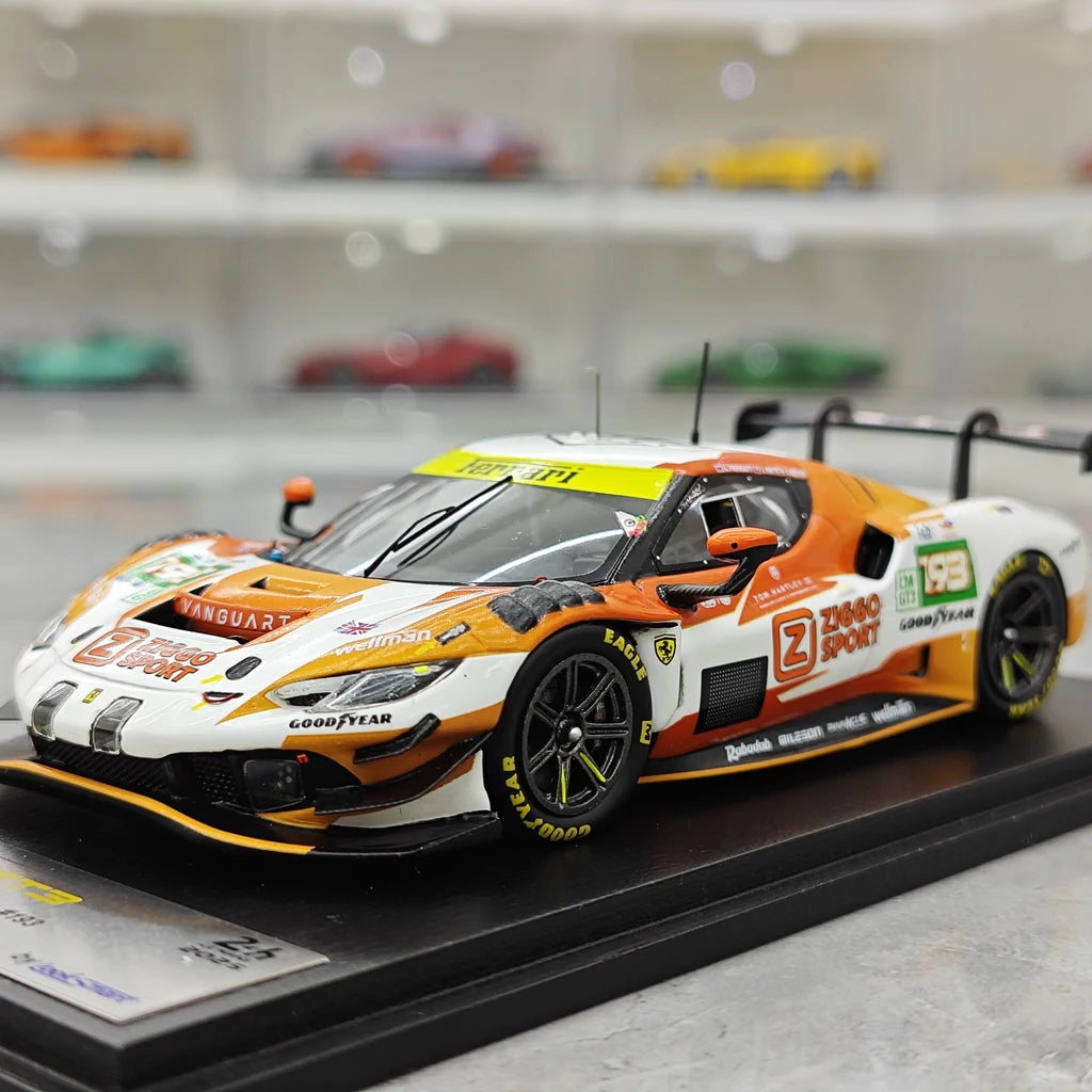 [Looksmart] 1:43 Ferrari 2025 296 LMGT3 193 Ziggo Sport Tempesta Racing 24h Le Mans Model Car Resin