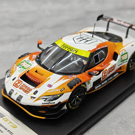 [Looksmart] 1:43 Ferrari 2025 296 LMGT3 193 Ziggo Sport Tempesta Racing 24h Le Mans Model Car Resin