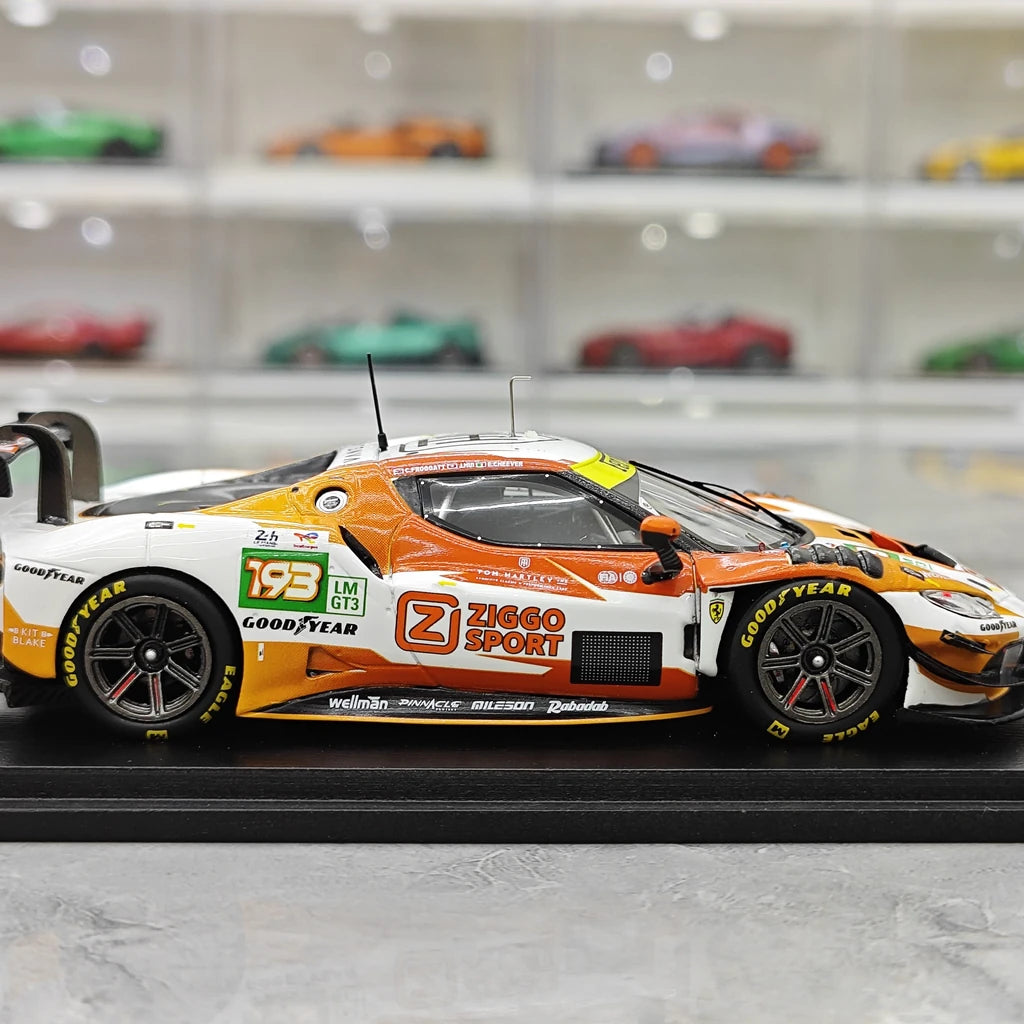 [Looksmart] 1:43 Ferrari 2025 296 LMGT3 193 Ziggo Sport Tempesta Racing 24h Le Mans Model Car Resin