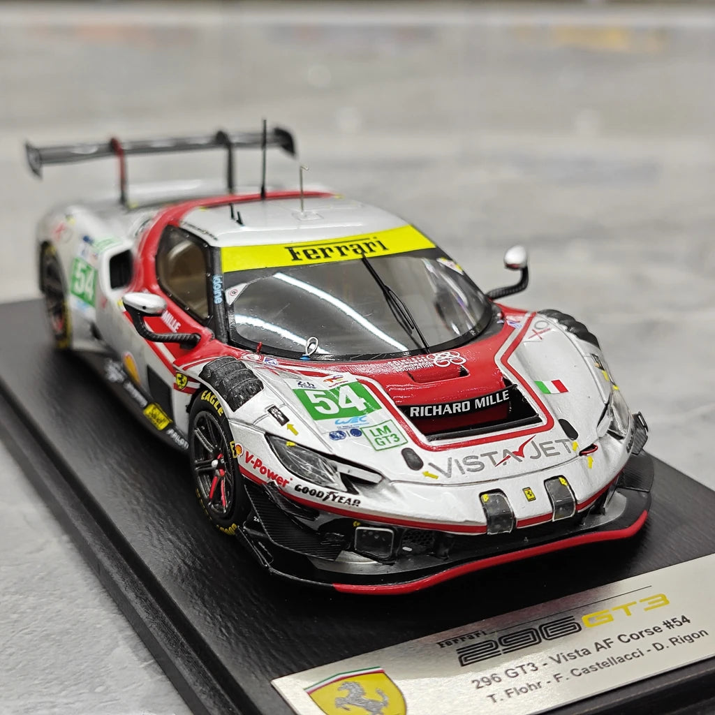 [Looksmart] 1:43 Ferrari 2025 296 LMGT3 54 Vista AF Corse 24h Le Mans Model Car Resin