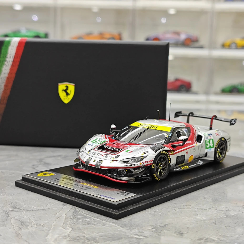 [Looksmart] 1:43 Ferrari 2025 296 LMGT3 54 Vista AF Corse 24h Le Mans Model Car Resin