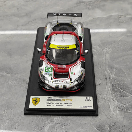 [Looksmart] 1:43 Ferrari 2025 296 LMGT3 54 Vista AF Corse 24h Le Mans Model Car Resin