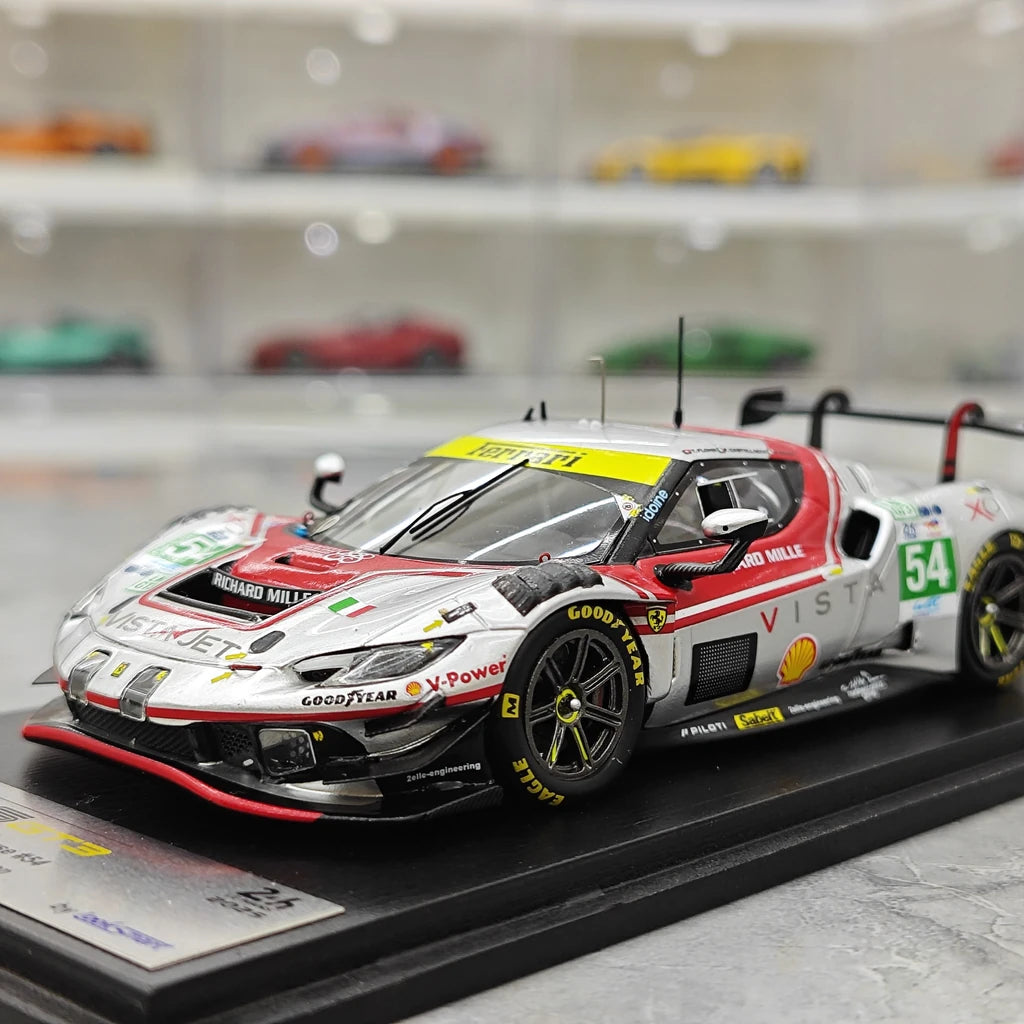 [Looksmart] 1:43 Ferrari 2025 296 LMGT3 54 Vista AF Corse 24h Le Mans Model Car Resin