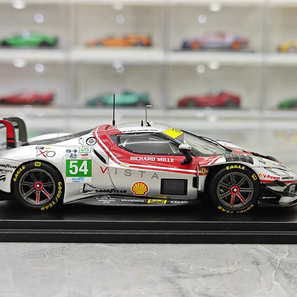 [Looksmart] 1:43 Ferrari 2025 296 LMGT3 54 Vista AF Corse 24h Le Mans Model Car Resin