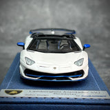 [Look Smart] 1:43 Lamborghini 2021 Aventador SVJ Xago ホワイト モデルカー レジン