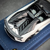 [Look Smart] 1:43 Lamborghini 2021 Aventador SVJ Xago ホワイト モデルカー レジン