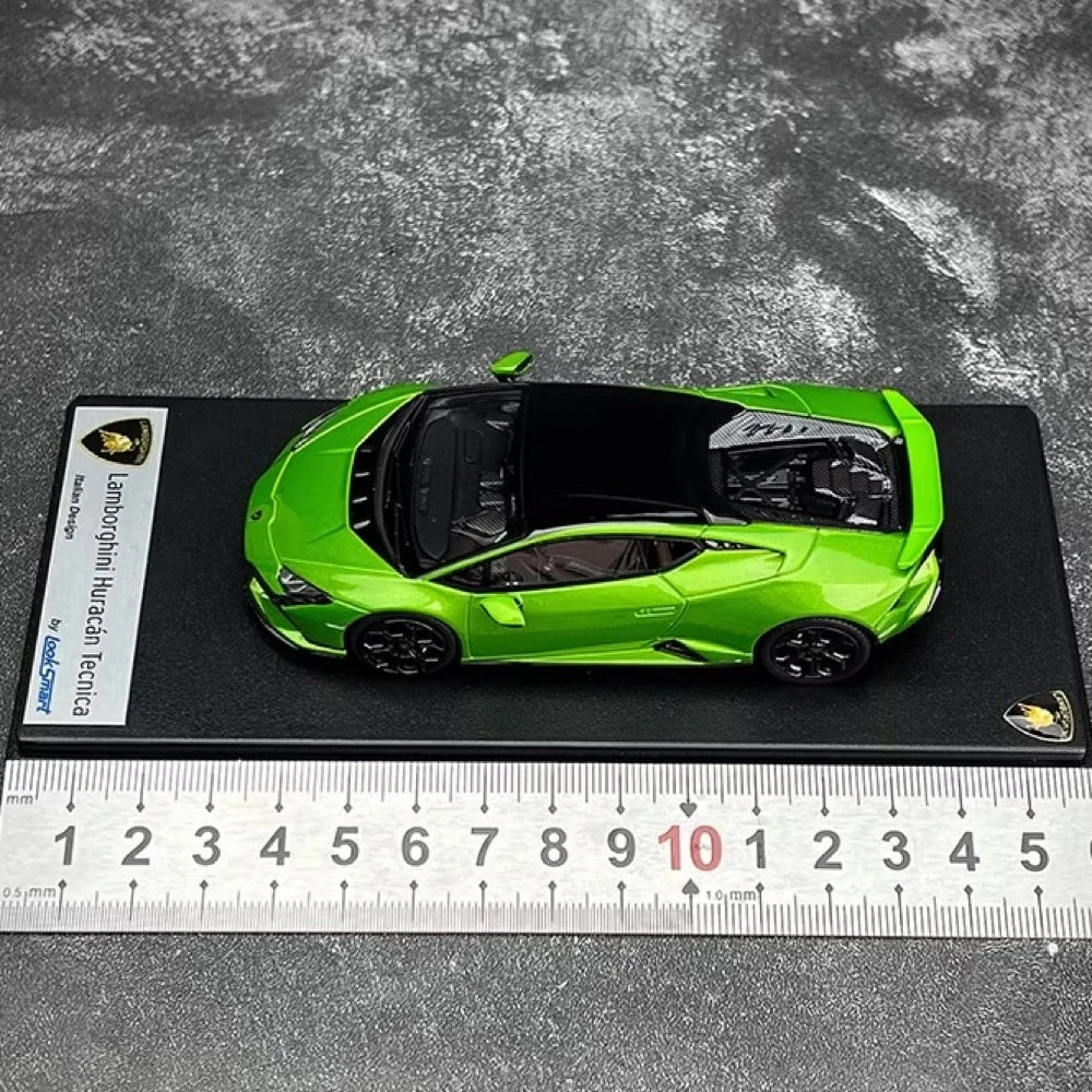 [Look Smart] 1:43 Lamborghini 2022 Huracan LP640-2 Tecnica Green Model Car Resin