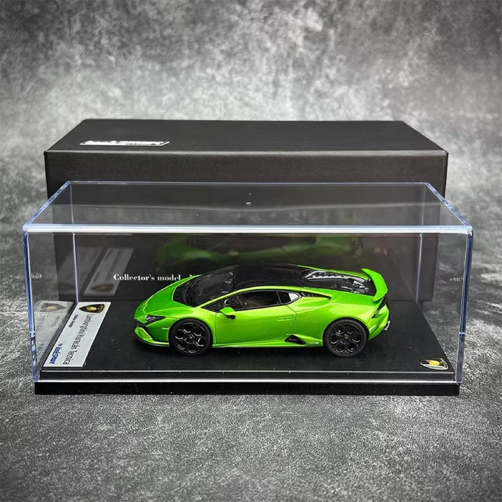 [Look Smart] 1:43 Lamborghini 2022 Huracan LP640-2 Tecnica verde modellino di auto resina