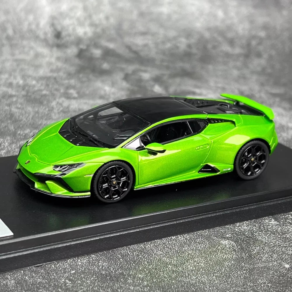 [Look Smart] 1:43 Lamborghini 2022 Huracan LP640-2 Tecnica verde modellino di auto resina