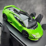 [Look Smart] 1:43 Lamborghini 2022 Huracan LP640-2 Tecnica verde modellino di auto resina