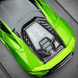 [Look Smart] 1:43 Lamborghini 2022 Huracan LP640-2 Tecnica verde modellino di auto resina