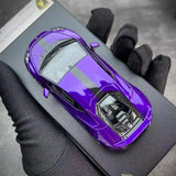 [Look Smart] 1:43 Lamborghini 2022 Huracan LP640-2 Tecnica Purple Model Car Resin