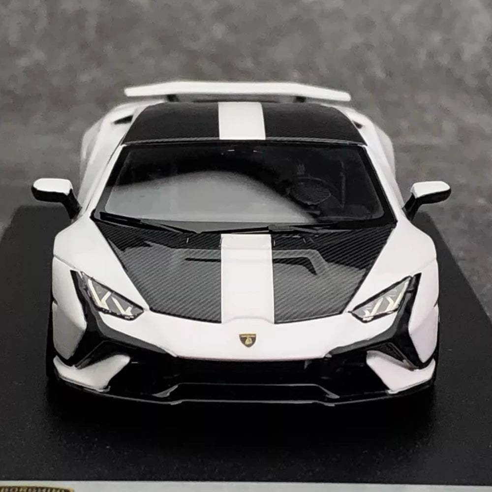 [Look Smart] 1:43 Lamborghini 2022 Huracan LP640-2 Tecnica bianco modellino di auto resina