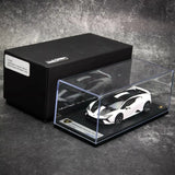 [Look Smart] 1:43 Lamborghini 2022 Huracan LP640-2 Tecnica White Model Car Resin