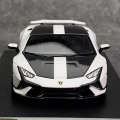 [Look Smart] 1:43 Lamborghini 2022 Huracan LP640-2 Tecnica bianco modellino di auto resina
