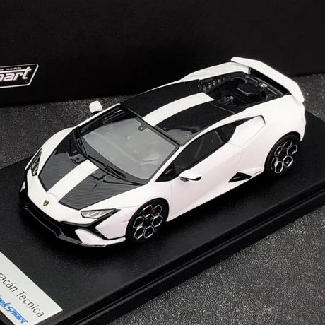 [Look Smart] 1:43 Lamborghini 2022 Huracan LP640-2 Tecnica wit modelauto Hars