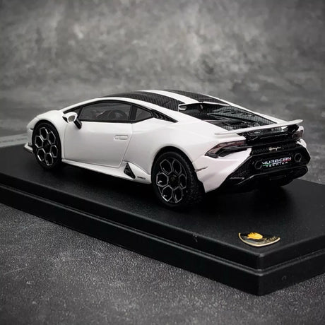 [Look Smart] 1:43 Lamborghini 2022 Huracan LP640-2 Tecnica wit modelauto Hars