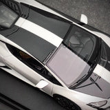[Look Smart] 1:43 Lamborghini 2022 Huracan LP640-2 Tecnica White Model Car Resin