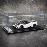 [Look Smart] 1:43 Lamborghini 2022 Huracan LP640-2 Tecnica White Model Car Resin