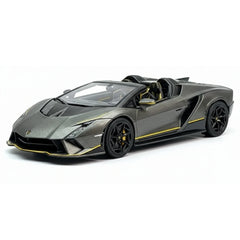 [Look Smart] 1:43 Lamborghini 2023 Autentica grigio modellino di auto resina