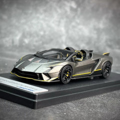[Look Smart] 1:43 Lamborghini 2023 Autentica grigio modellino di auto resina