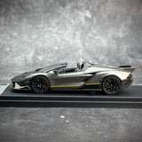 [Look Smart] 1:43 Lamborghini 2023 Autentica Gray Model Car Resin