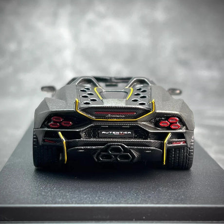 [Look Smart] 1:43 Lamborghini 2023 Autentica grijs modelauto Hars