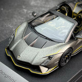[Look Smart] 1:43 Lamborghini 2023 Autentica Gray Model Car Resin