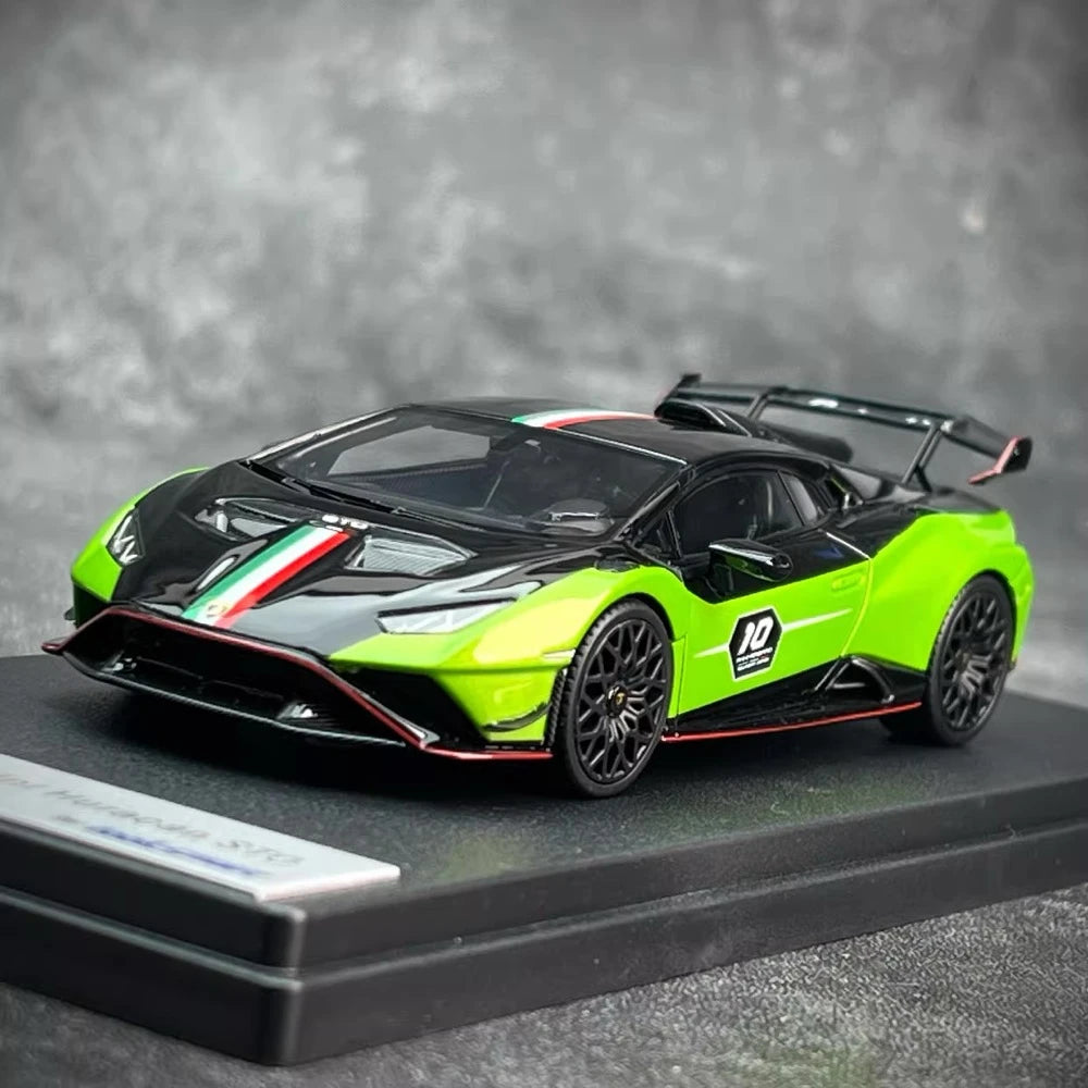 [Look Smart] 1:43 Lamborghini 2023 Huracan STO SC 10th Anniversary Model Car Resin