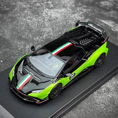 [Look Smart] 1:43 Lamborghini 2023 Huracan STO SC 10th Anniversary modelauto Hars