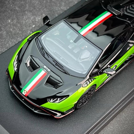 [Look Smart] 1:43 Lamborghini 2023 Huracan STO SC 10th Anniversary modelauto Hars