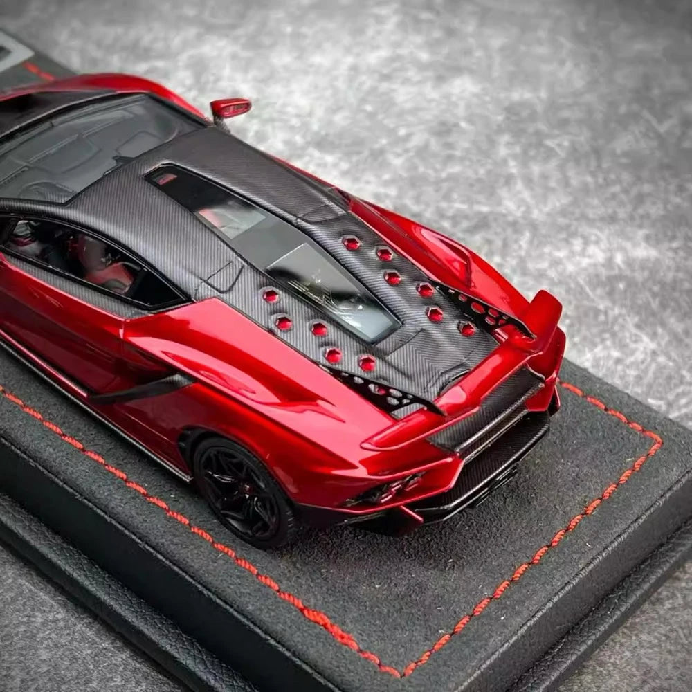 [Look Smart] 1:43 Lamborghini 2023 Invencible Red Model Car Resin