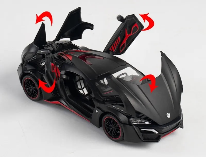 1:24 Lykan 2012 HyperSport Die Cast Model Car