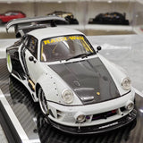 [MCM] 1:18 Porsche 1990 964 RWB Widebody White Model Car Resin