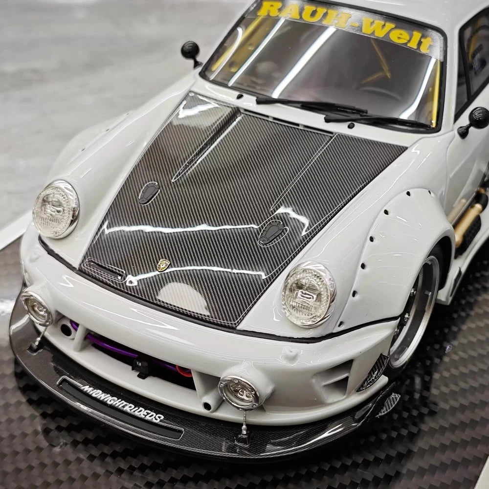 [MCM] 1:18 Porsche 1990 964 RWB Widebody bianco modellino di auto resina