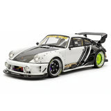 [MCM] 1:18 Porsche 1990 964 RWB Widebody White Model Car Resin