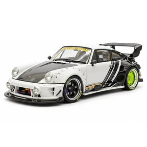 [MCM] 1:18 Porsche 1990 964 RWB Widebody White Model Car Resin