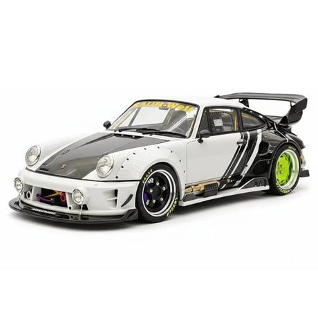 [MCM] 1:18 Porsche 1990 964 RWB Widebody White Model Car Resin