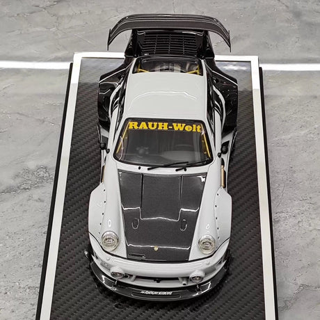 [MCM] 1:18 Porsche 1990 964 RWB Widebody White Model Car Resin