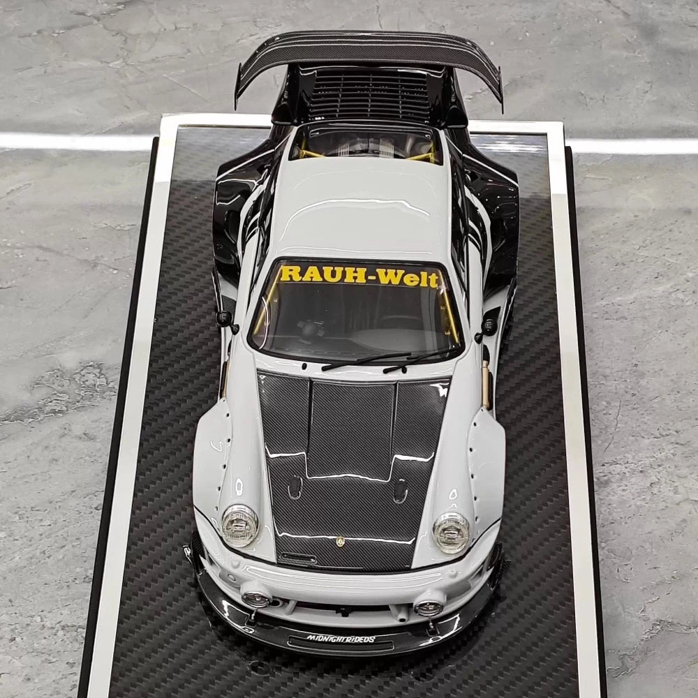[MCM] 1:18 Porsche 1990 964 RWB Widebody bianco modellino di auto resina