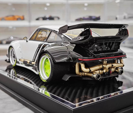 [MCM] 1:18 Porsche 1990 964 RWB Widebody White Model Car Resin